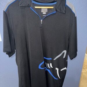 Black Shark Graphic Polo Shirt